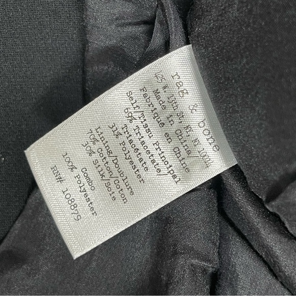 Rag & Bone Mijo Sleeveless Black Dress Size 8 - Picture 8 of 9